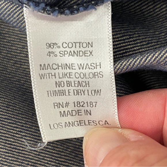 Valfre Jumpsuit Denim Overalls Zip Up V-Neck Short Sleeves Size XS - Picture 14 of 14